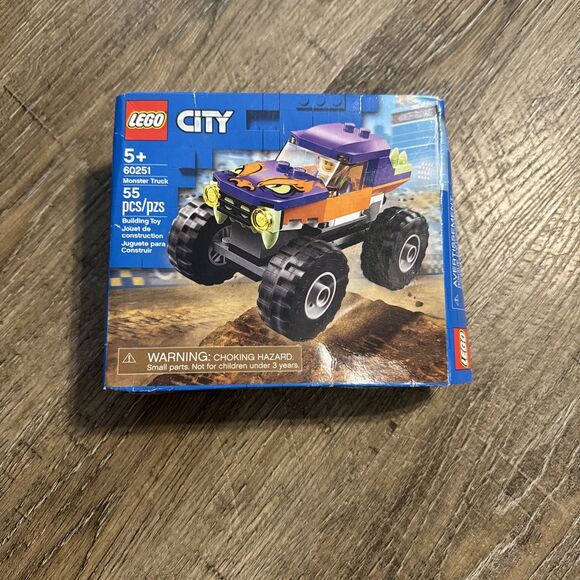 LEGO Other - 60251 Lego City MONSTER TRUCK New Retired Damaged Box